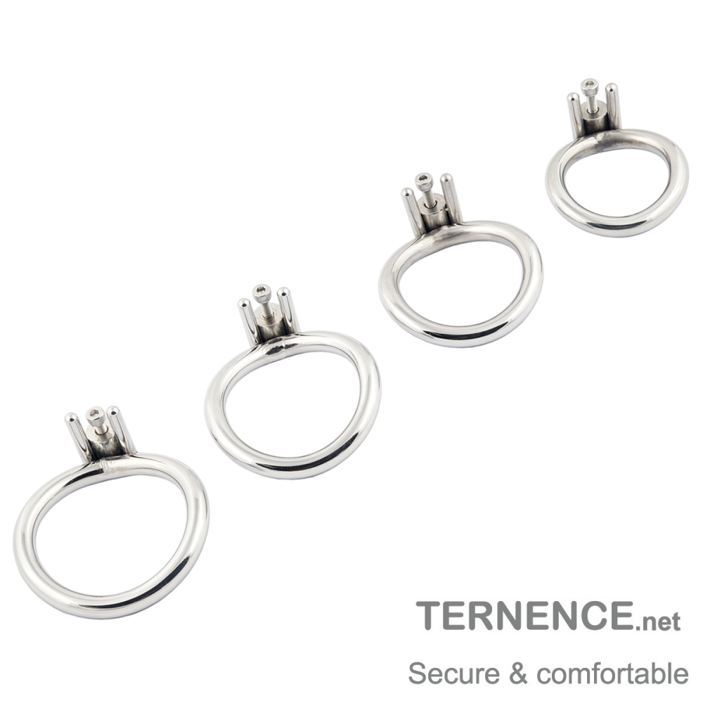 Cock Cage Closed Base Ring Ergonomic Design for Men's Chasity Device Stainless Steel Virginity Lock