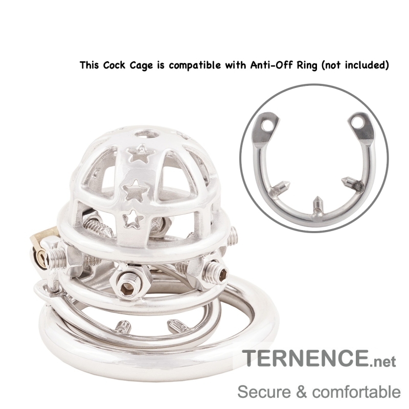 Chastity Cock Cage 304 Stainless Steel Spiked Chastity Device Easy to Wear Male SM Penis Exercise Sex Toys