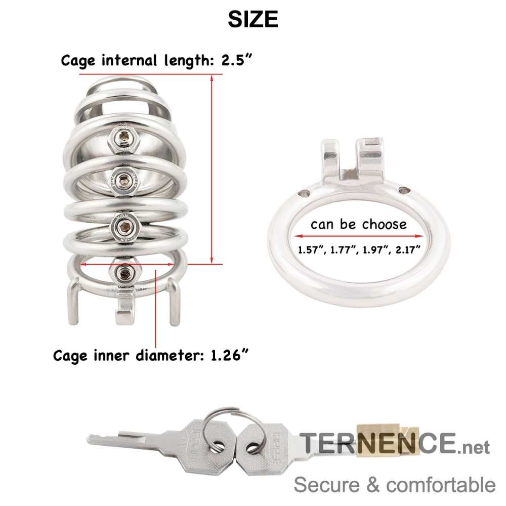Spiked Chastity Device Long Male Stealth Lock for SM Penis Exercise Sex Toys