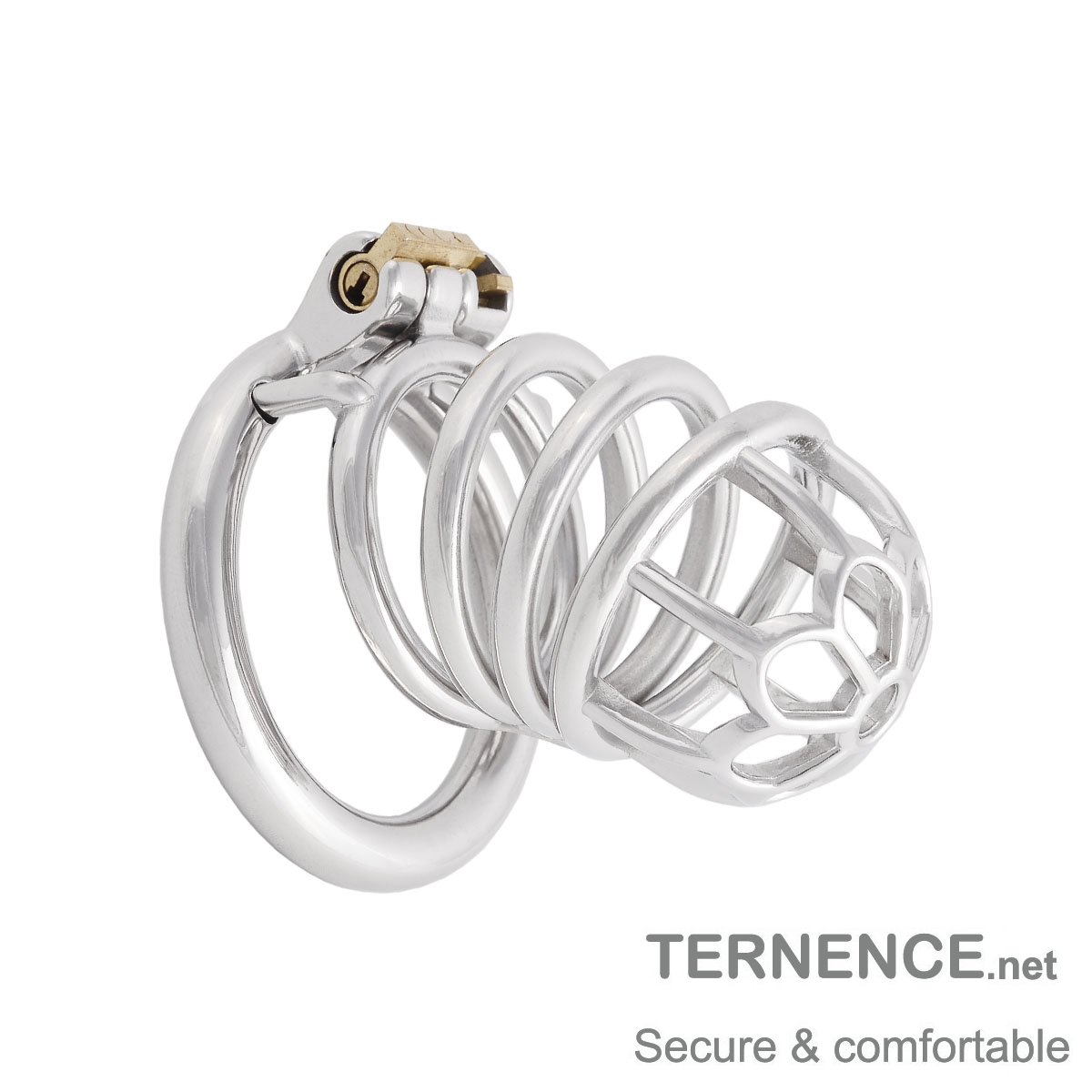 Men's Stainless Steel Male Pennis Lock Cook Penis Ring Cage Male Chastity Device for Men Penis