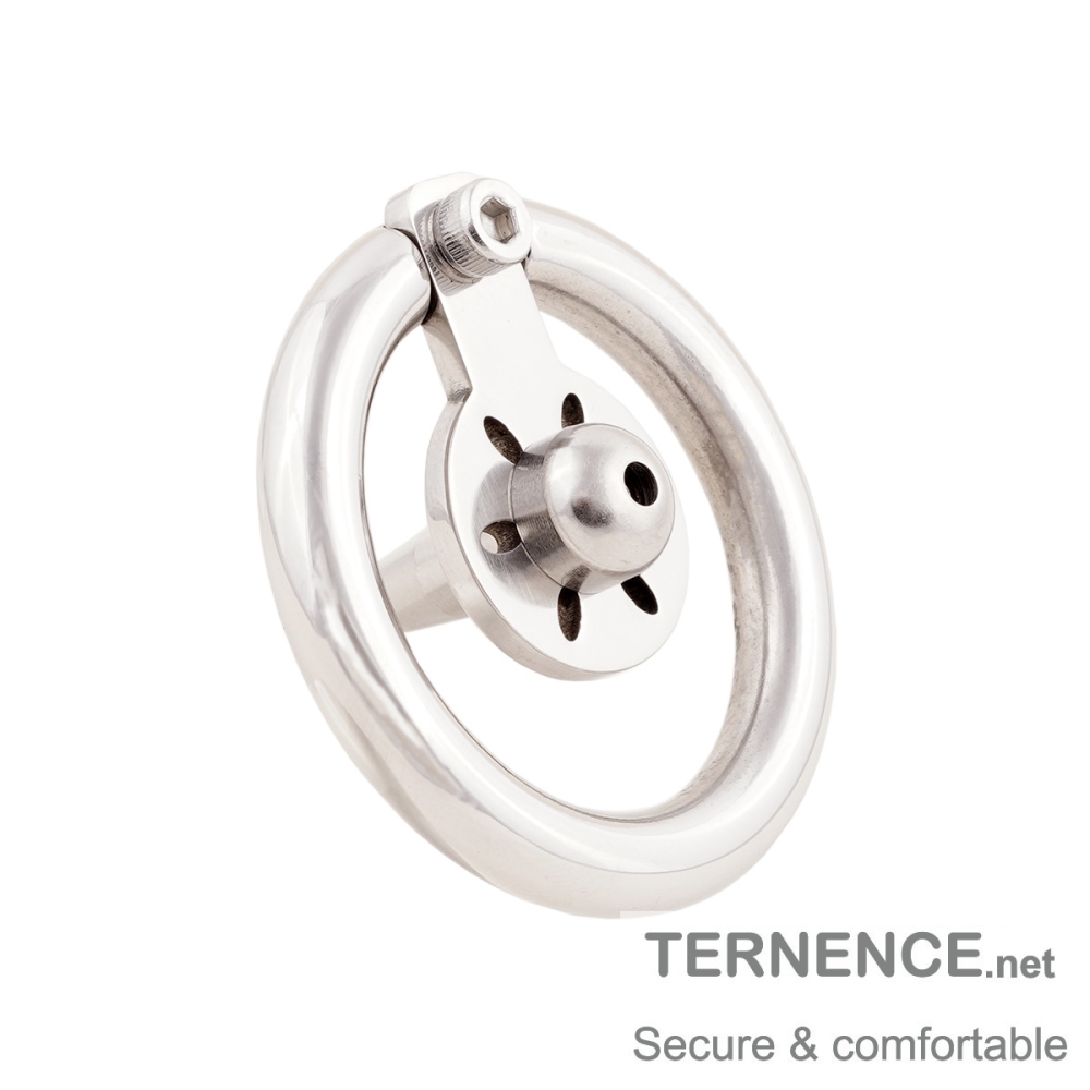 Super Short Chastity Device Stainless Steel Cock Cage with Catheter