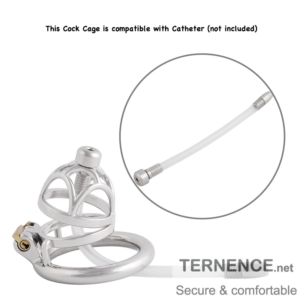 Male's Stainless Steel Chastity Device cage Trainer Kit for Men Chasity Guard
