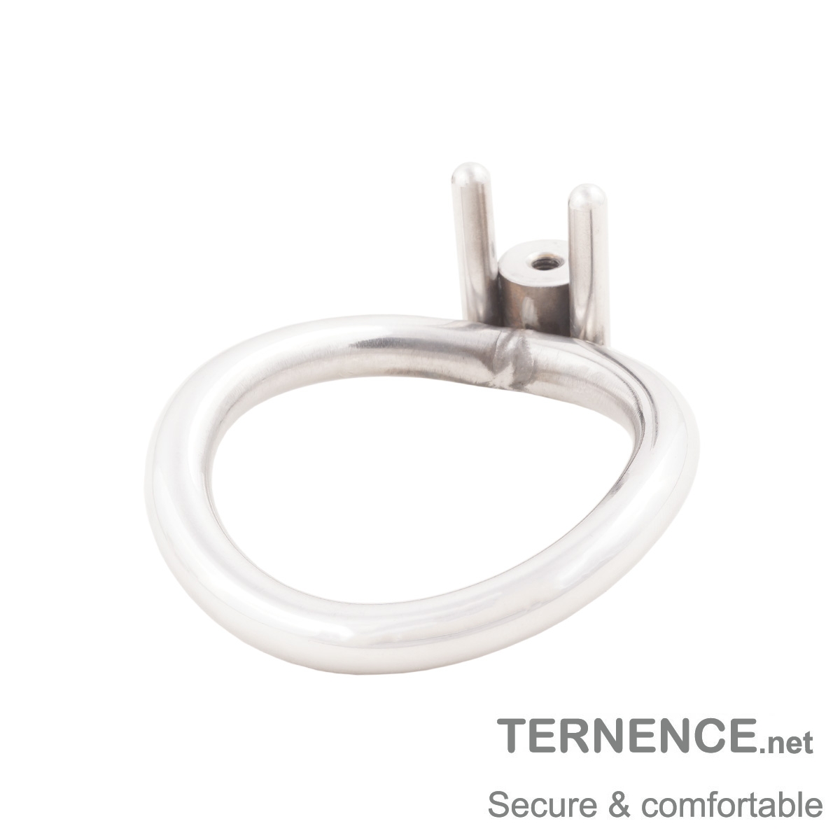 Cock Cage Closed Base Ring Ergonomic Design for Men's Chasity Device Stainless Steel Virginity Lock