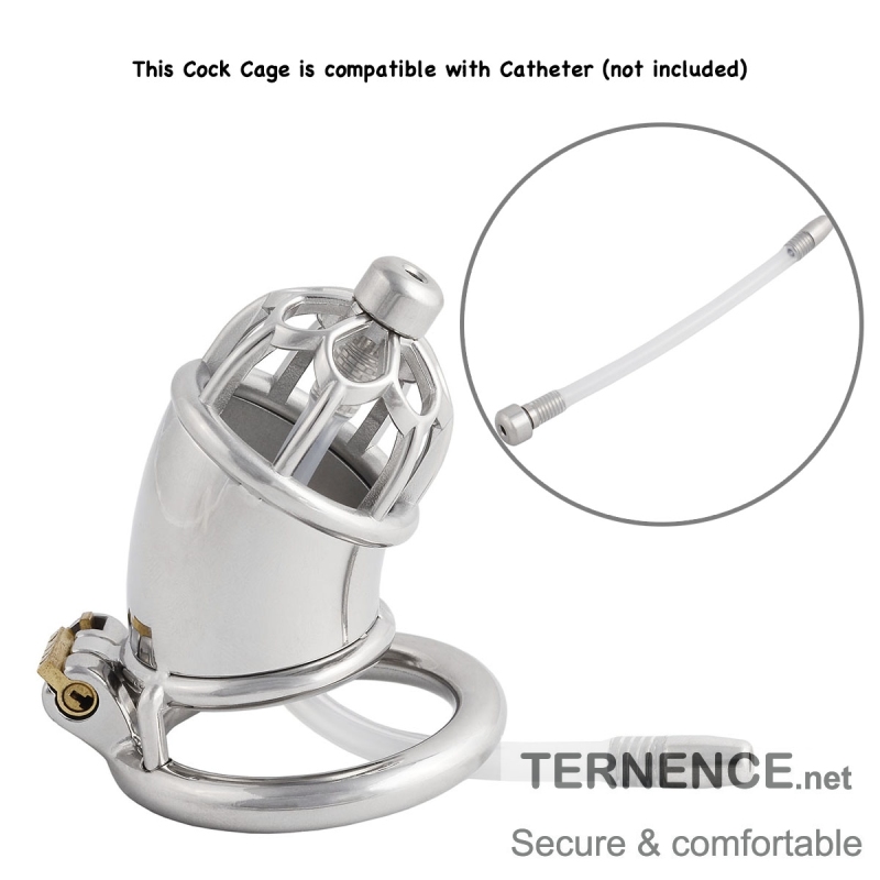 Chasity Cage for Men Metal Chastity Device Breathable Male Abstinence Chastity Lock Cock Cage Penis Cage Prevent Erection Toy