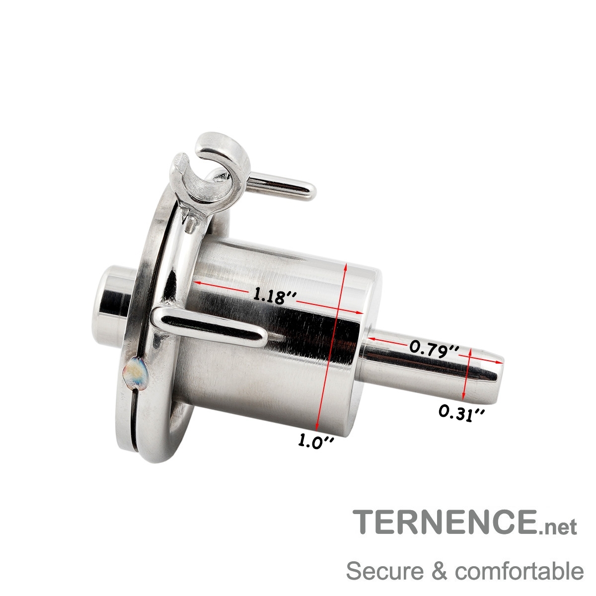Negative Flat Extreme Small Male Chastity Device with Catheter Stainless Steel Contrary Cock Cage for Men SM Penis Exercise Sex Toys