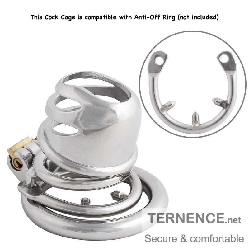 Stainless Steel Men's Chastity Cage Devices for Male's Chasity Guard