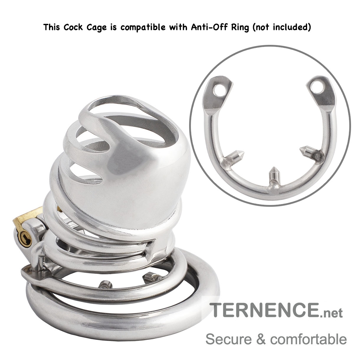 Male's Chastity Devices Cage Stainless Steel Trainer Kit for Men chasity Cage