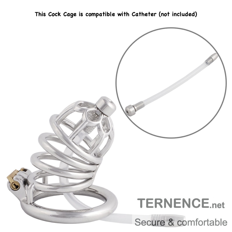 Men's Stainless Steel Male Pennis Lock Cook Penis Ring Cage Male Chastity Device for Men Penis