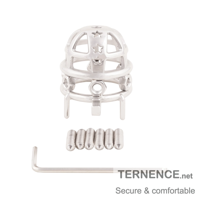Chastity Cock Cage 304 Stainless Steel Spiked Chastity Device Easy to Wear Male SM Penis Exercise Sex Toys