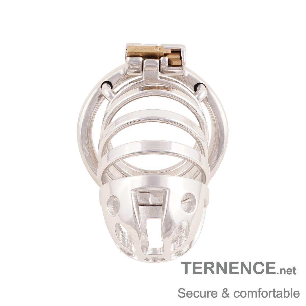 Stainless Steel Long Cock Cage Stealth Lock for SM Penis Exercise Sex Toys
