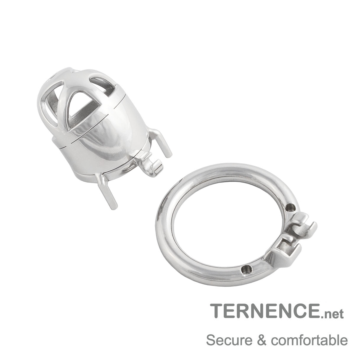 Men's Stainless Steel Male Pennis Lock Cock Penis Ring Cage Male Chastity Cage for Men Clothing