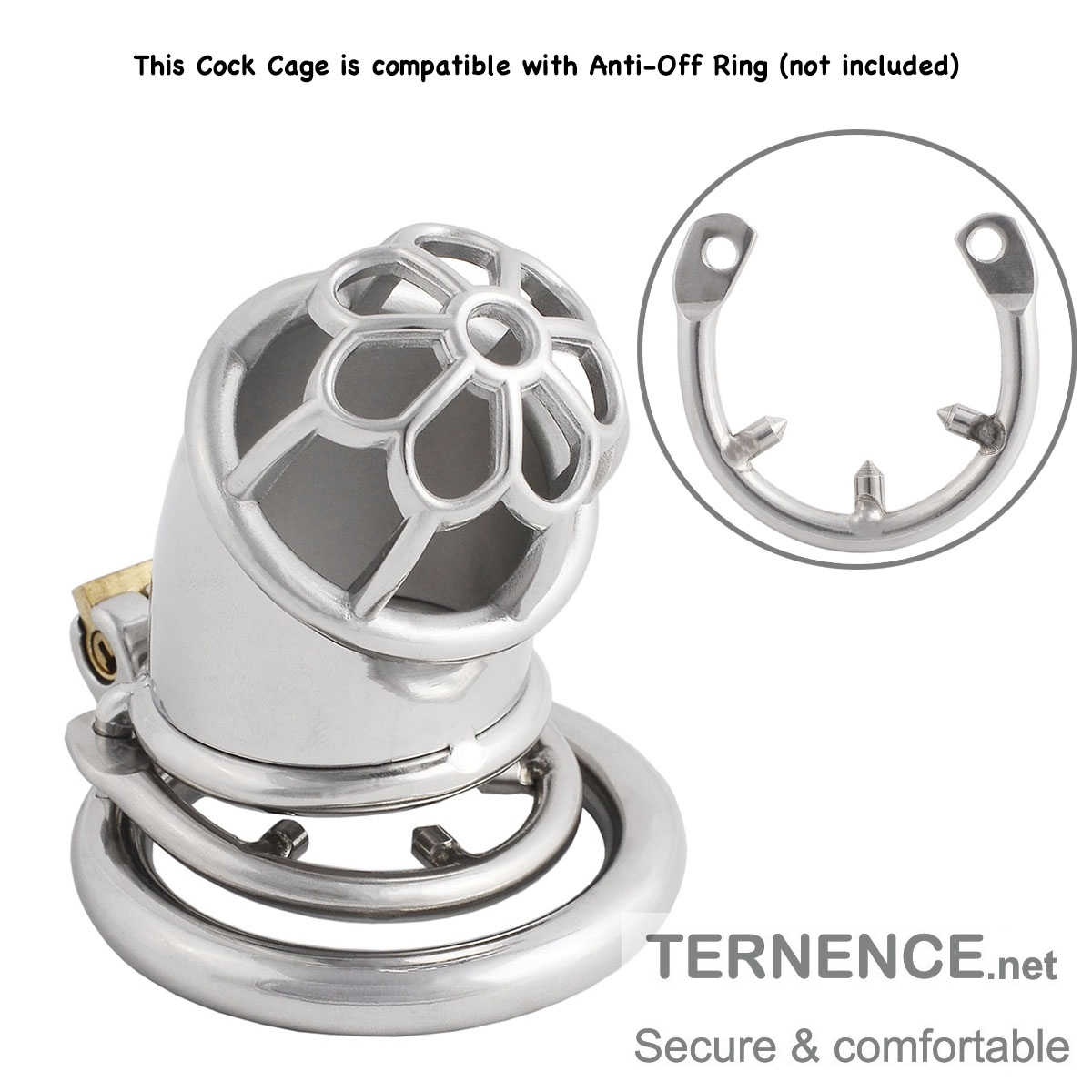 Chasity Cage for Men Metal Chastity Device Breathable Male Abstinence Chastity Lock Cock Cage Penis Cage Prevent Erection Toy