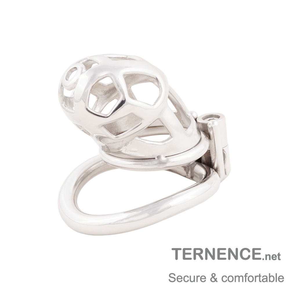 Metal Male Chastity Device Ergonomic Design Cock Cage Adult Game Sex Toy