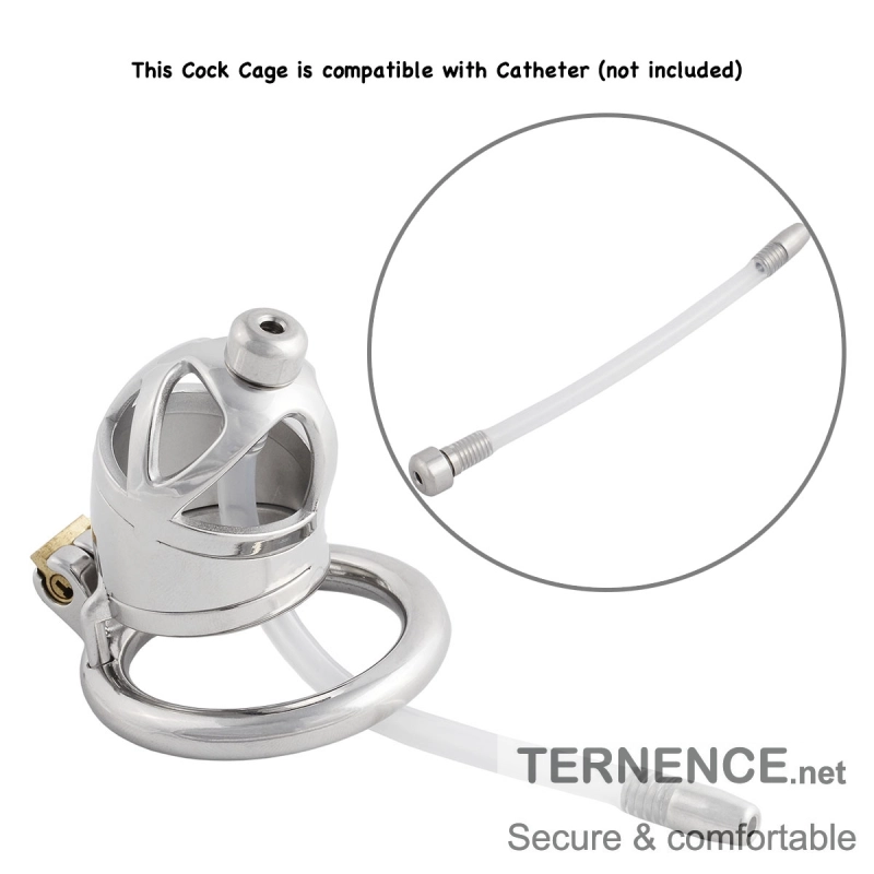 Men's Stainless Steel Male Pennis Lock Cock Penis Ring Cage Male Chastity Cage for Men Clothing