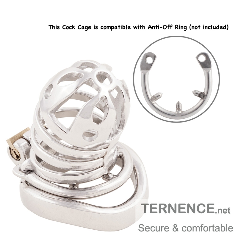 Male Chastity Cage Stealth Lock Stainless Steel Cock Cage Adult Game Sex Toy