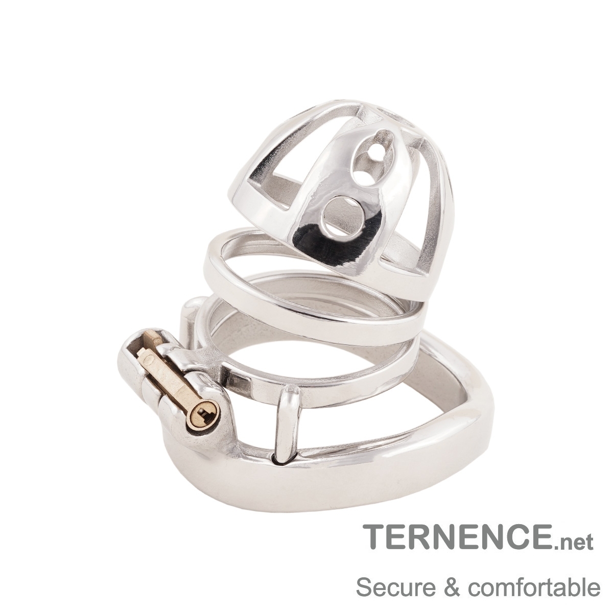 Male Virginity Lock Cock Cage Metal Chastity Device Adult Game Sex Toy