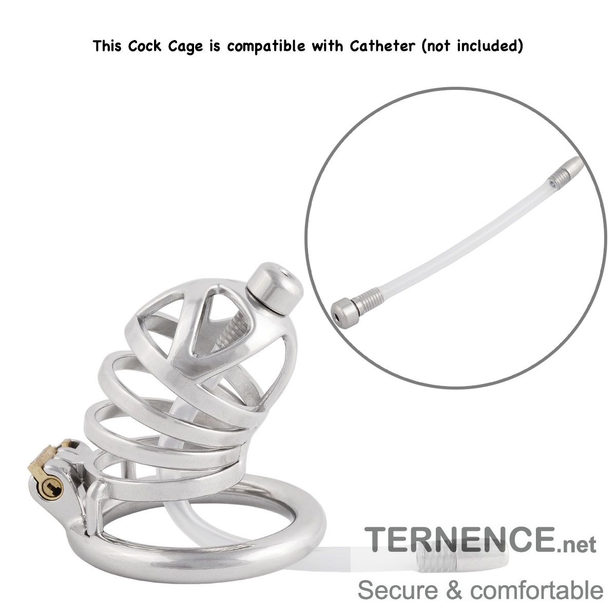 Stainless Steel Men's Chastity Device for The Best Men Companion