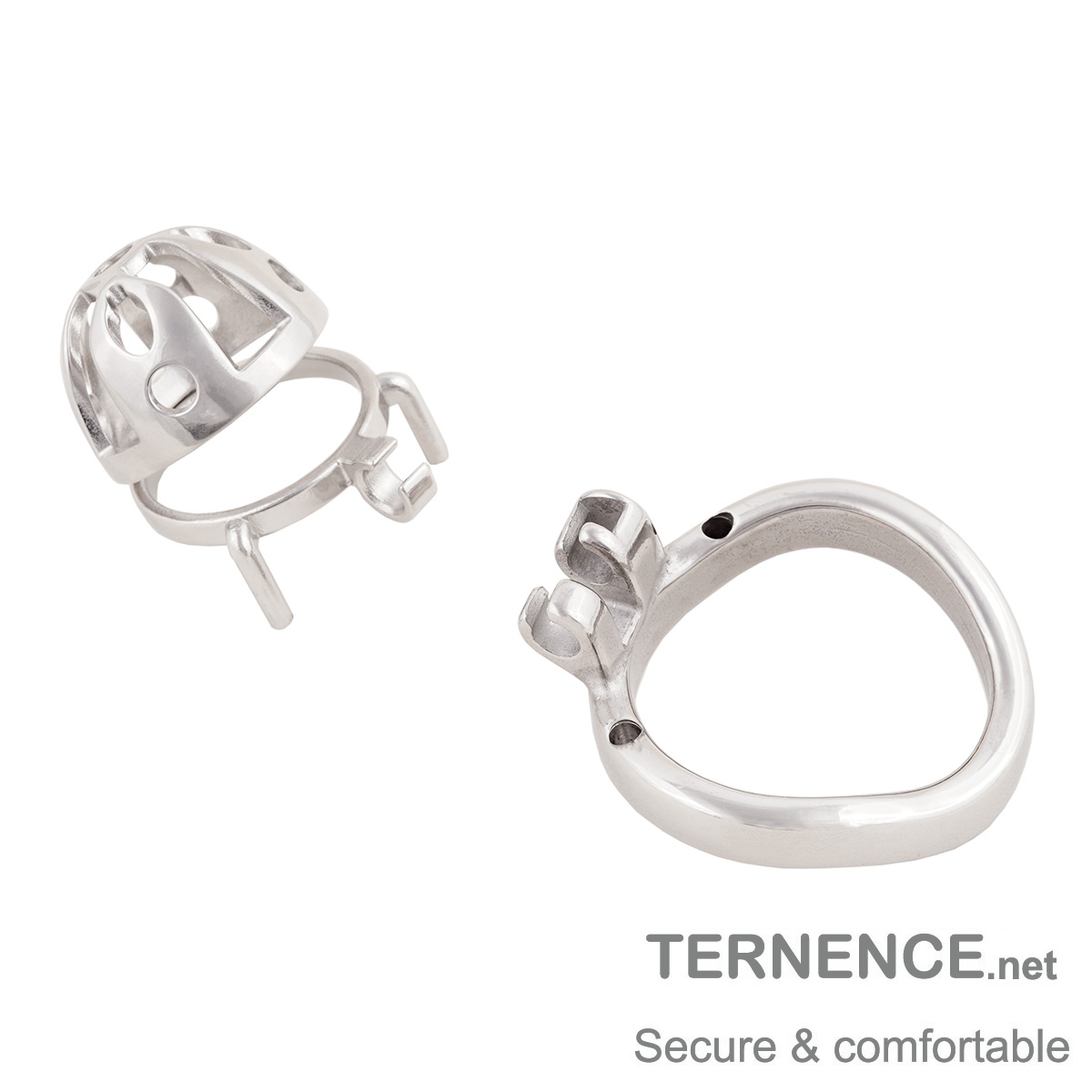 Male Cock Cage Adult Game Sex Toy Ergonomic Design Stainless Steel Stealth Lock