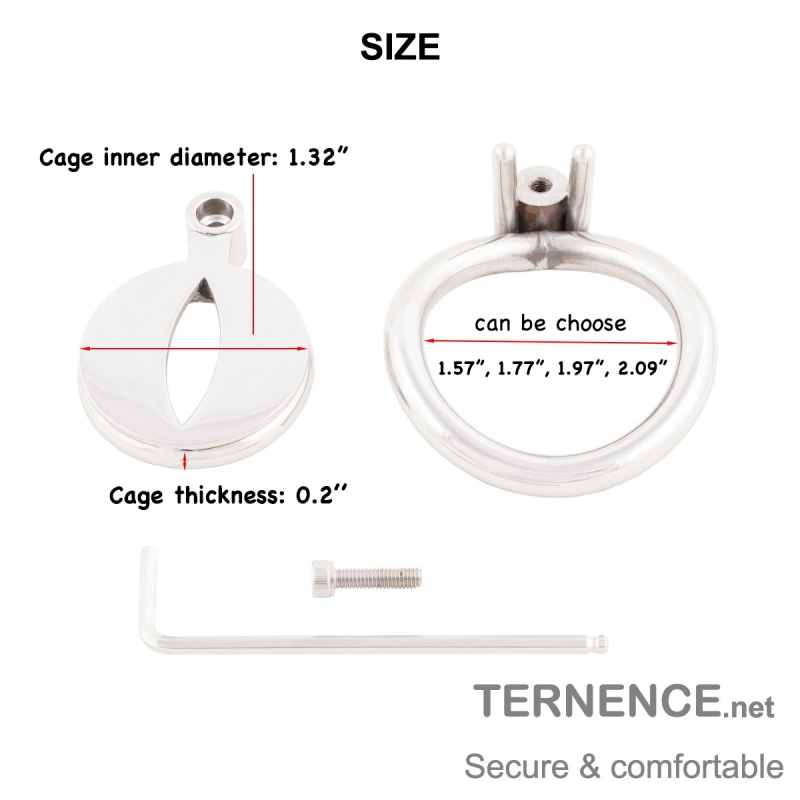 Super Short Male Cock Cage Penis Lock Device 304 Stainless Steel Sex Toy