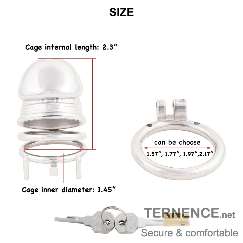 Stainless Chastity Device Steel Stainless Cock Cage Sex Toy