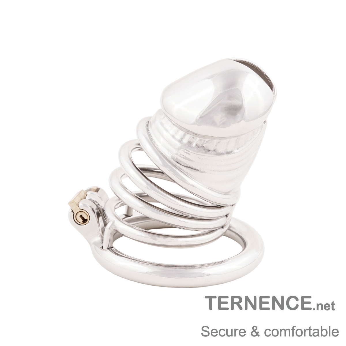 Stainless Steel Male Chastity Device Easy to Wear Male Virginity Lock Chastity Belt