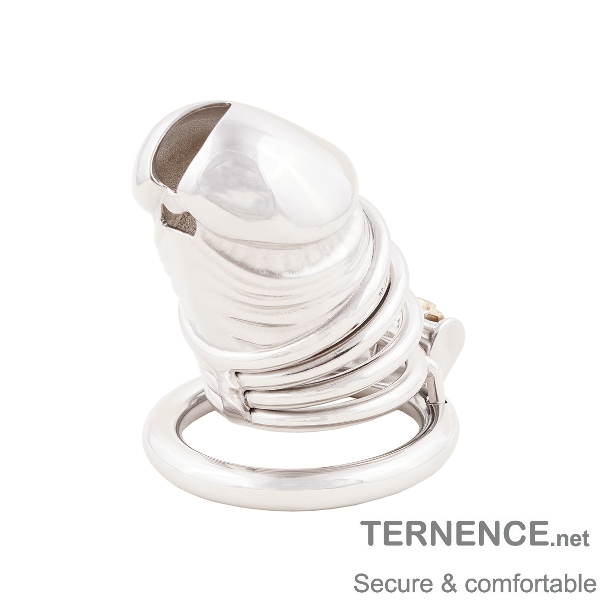 Stainless Steel Male Chastity Device Easy to Wear Male Virginity Lock Chastity Belt