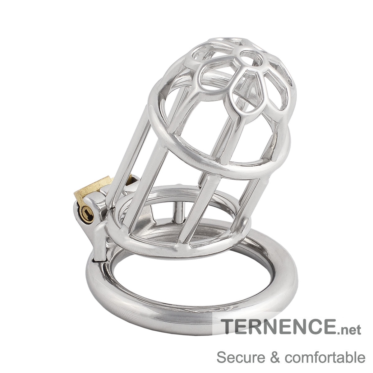 Men's Stainless Steel Male Pennis Lock Cook Penis Ring Cage Male Chastity Device Penis Cage Prevent Erection Toy