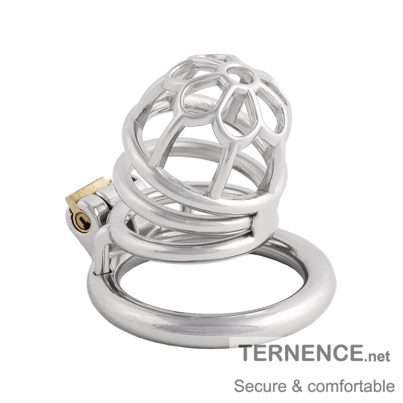 Men's Chastity Device Stainless Steel Chastities Cage Lock for Men