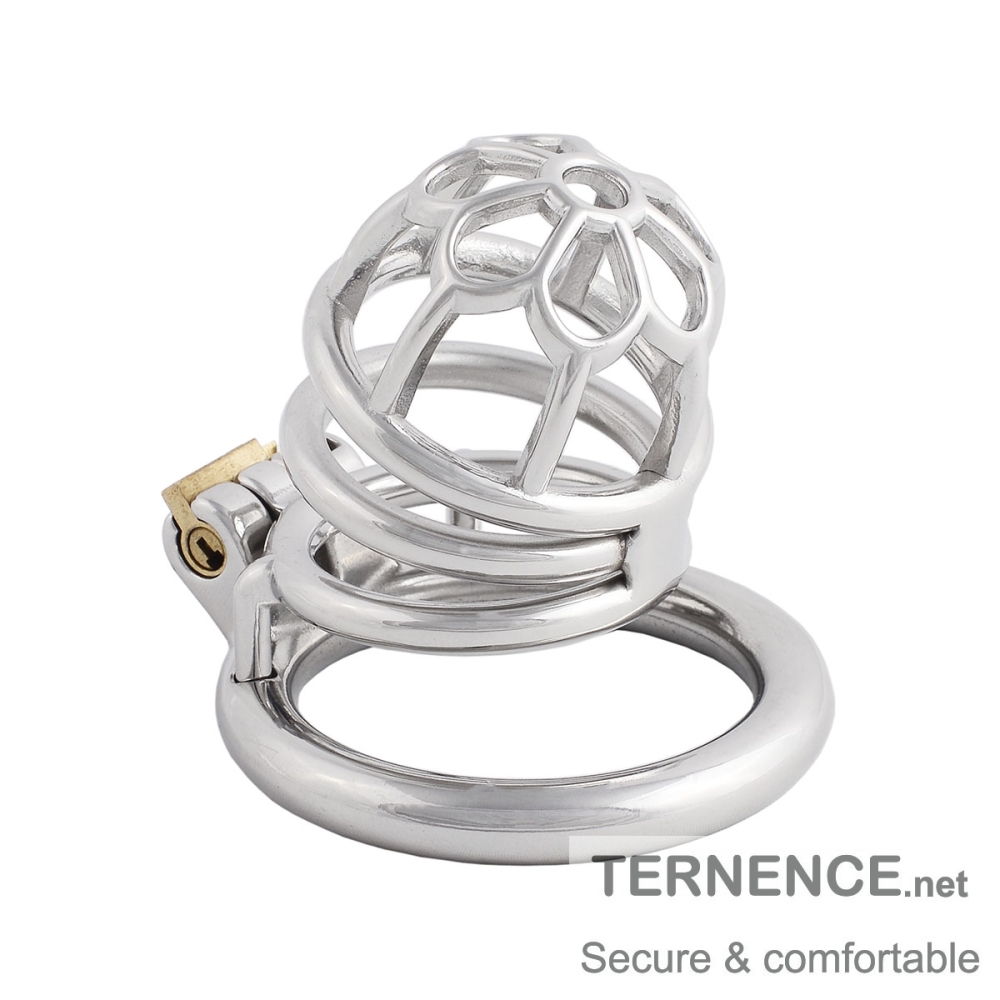 Men's Chastity Device Stainless Steel Chastities Cage Lock for Men
