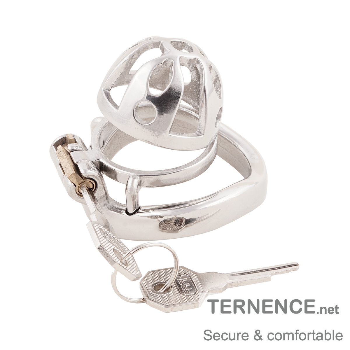 Male Cock Cage Adult Game Sex Toy Ergonomic Design Stainless Steel Stealth Lock