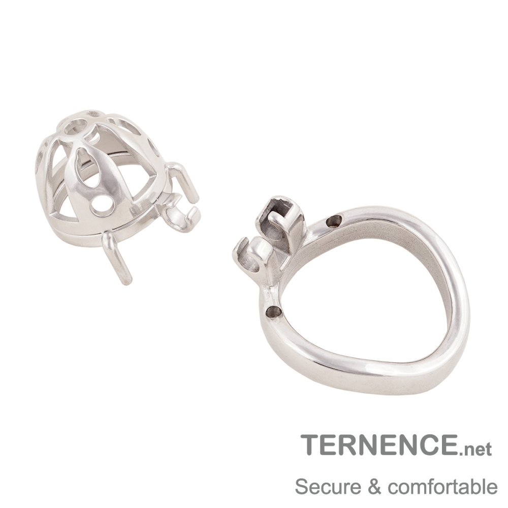 Small Male Chastity Cage Device Stainless Steel Ergonomic Design Male Locked SM Penis Exercise Sex Toys