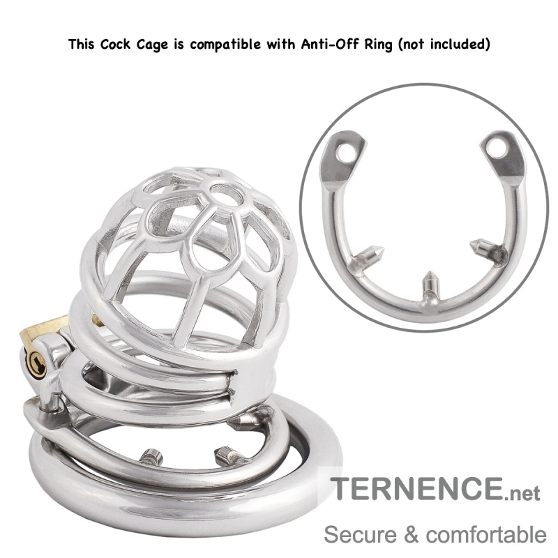 Men's Chastity Device Stainless Steel Chastities Cage Lock for Men