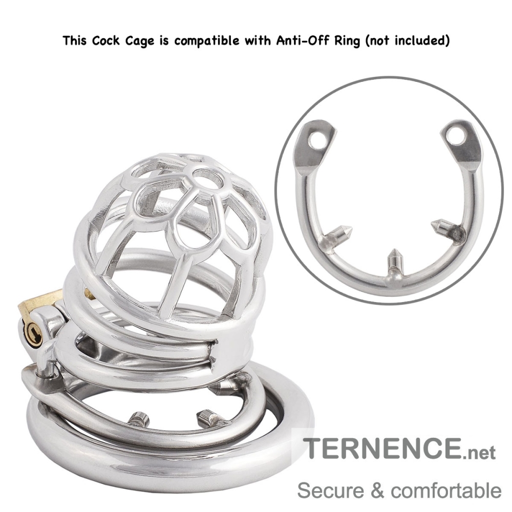 Men's Chastity Device Stainless Steel Chastities Cage Lock for Men