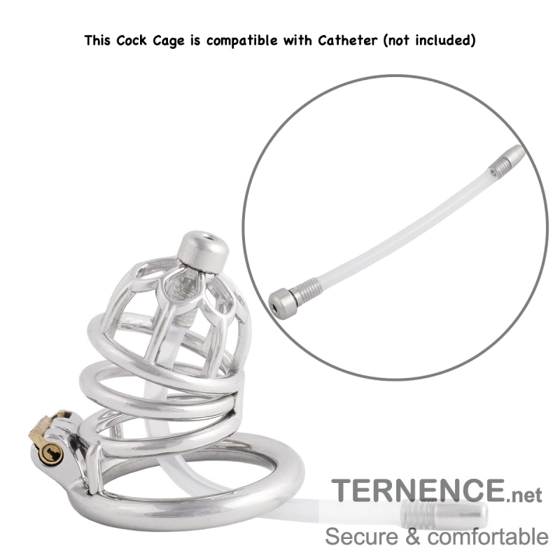 Men's Chastity Device Stainless Steel Chastities Cage Lock for Men