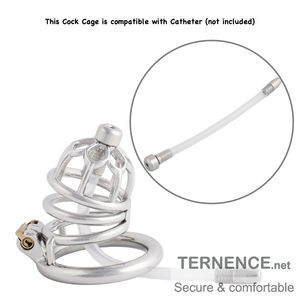 Men's Chastity Device Stainless Steel Chastities Cage Lock for Men