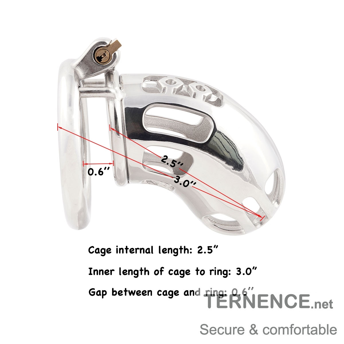 Chastity Lock Cage 304 Stainless Steel chastities Device Easy to Wear Male SM Penis Exercise Sex Toys