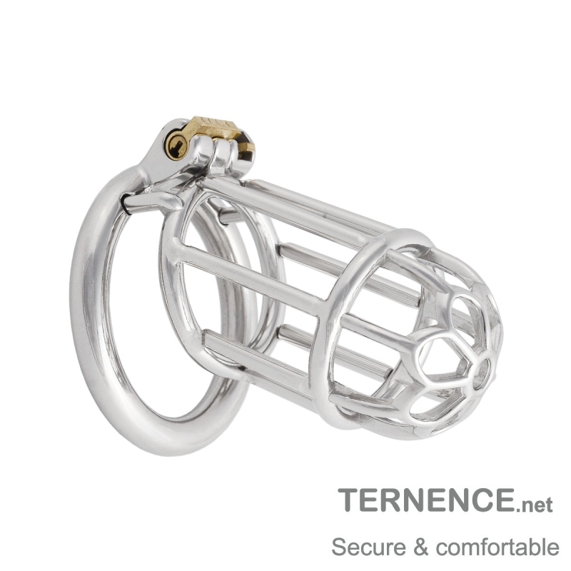 Men's Stainless Steel Male Pennis Lock Cook Penis Ring Cage Male Chastity Device Penis Cage Prevent Erection Toy