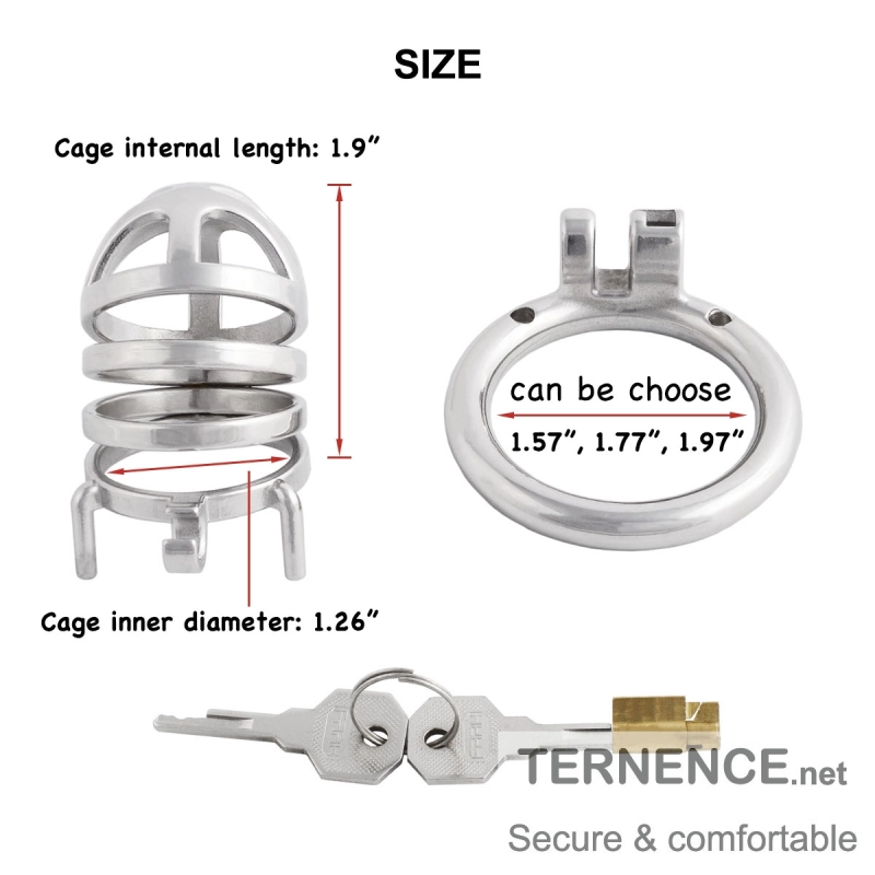 Stainless Steel Men's Chastity Device for The Best Men Companion