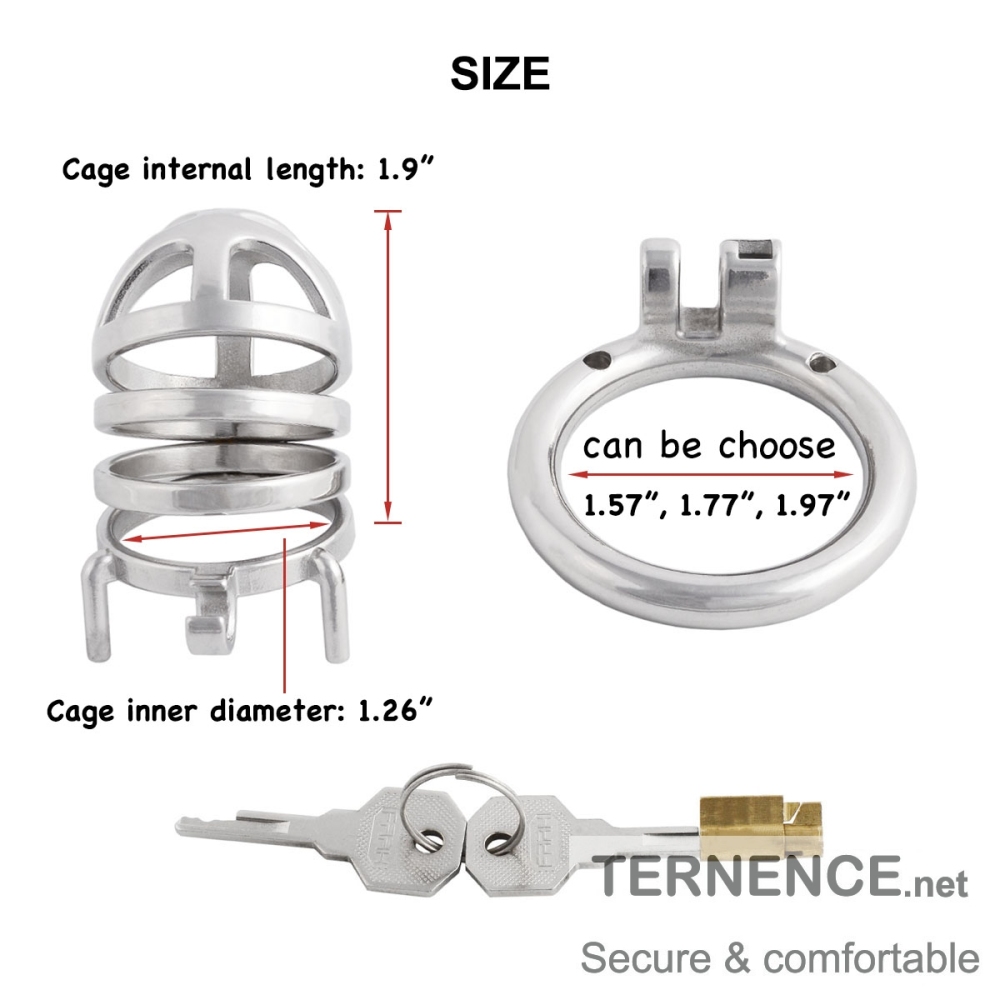 Stainless Steel Men's Chastity Device for The Best Men Companion