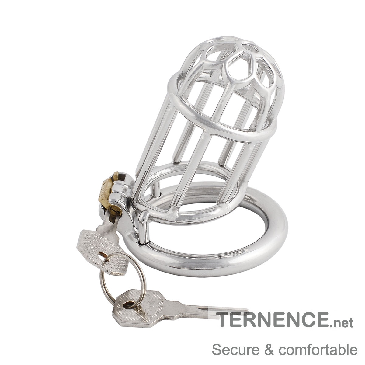 Men's Stainless Steel Male Pennis Lock Cook Penis Ring Cage Male Chastity Device Penis Cage Prevent Erection Toy