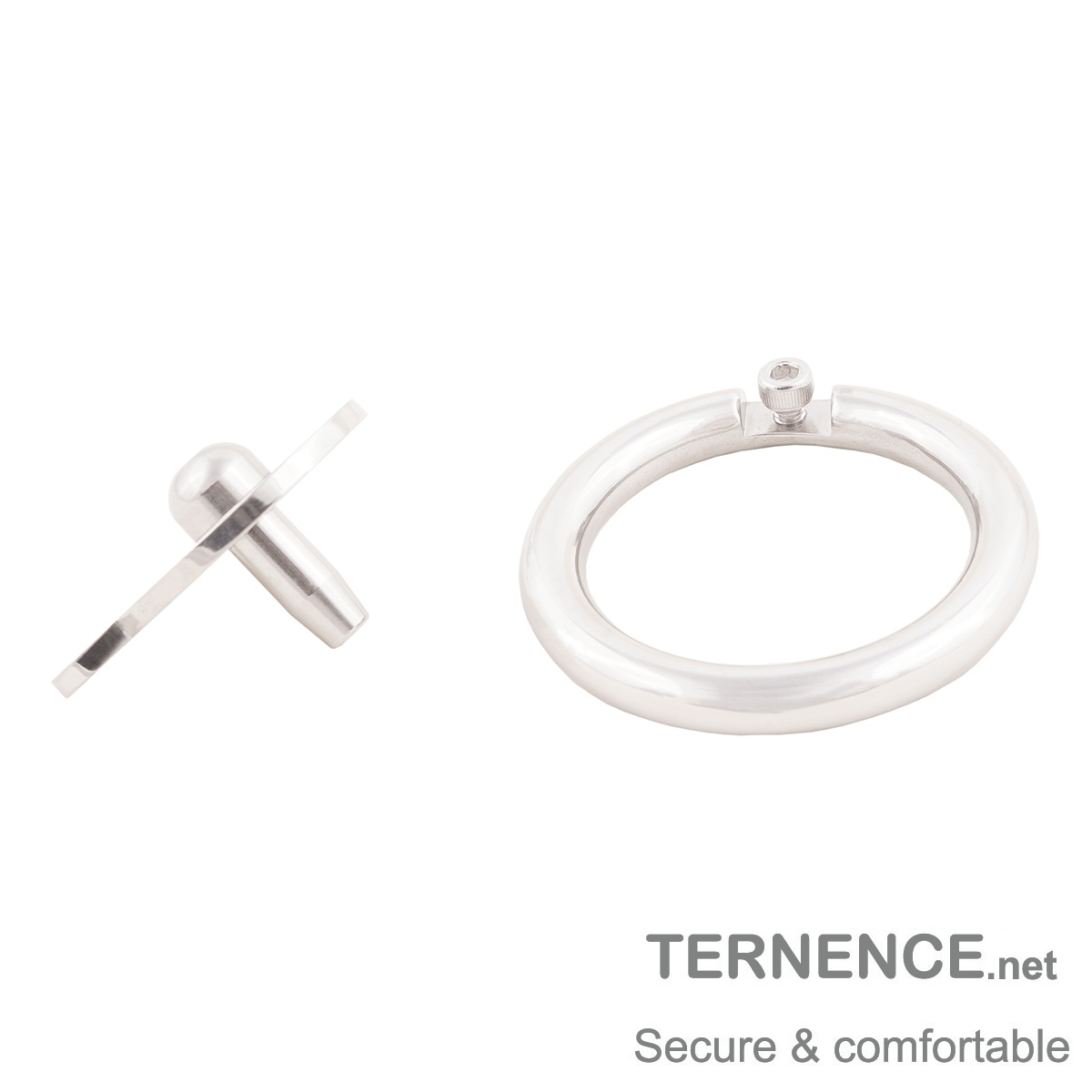 Chastity Cage Cock Super Short Virginity Lock for Adults Solitary Extreme Confinement Cage with Catheter