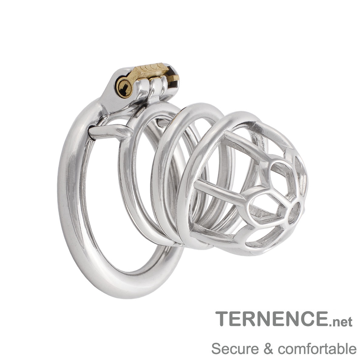 Men's Chastity Device Stainless Steel Chastities Cage Lock for Men