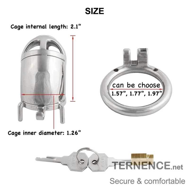 Men's Chastity Device Stainless Steel Male Chastities Cage Adult Game Sex Toy