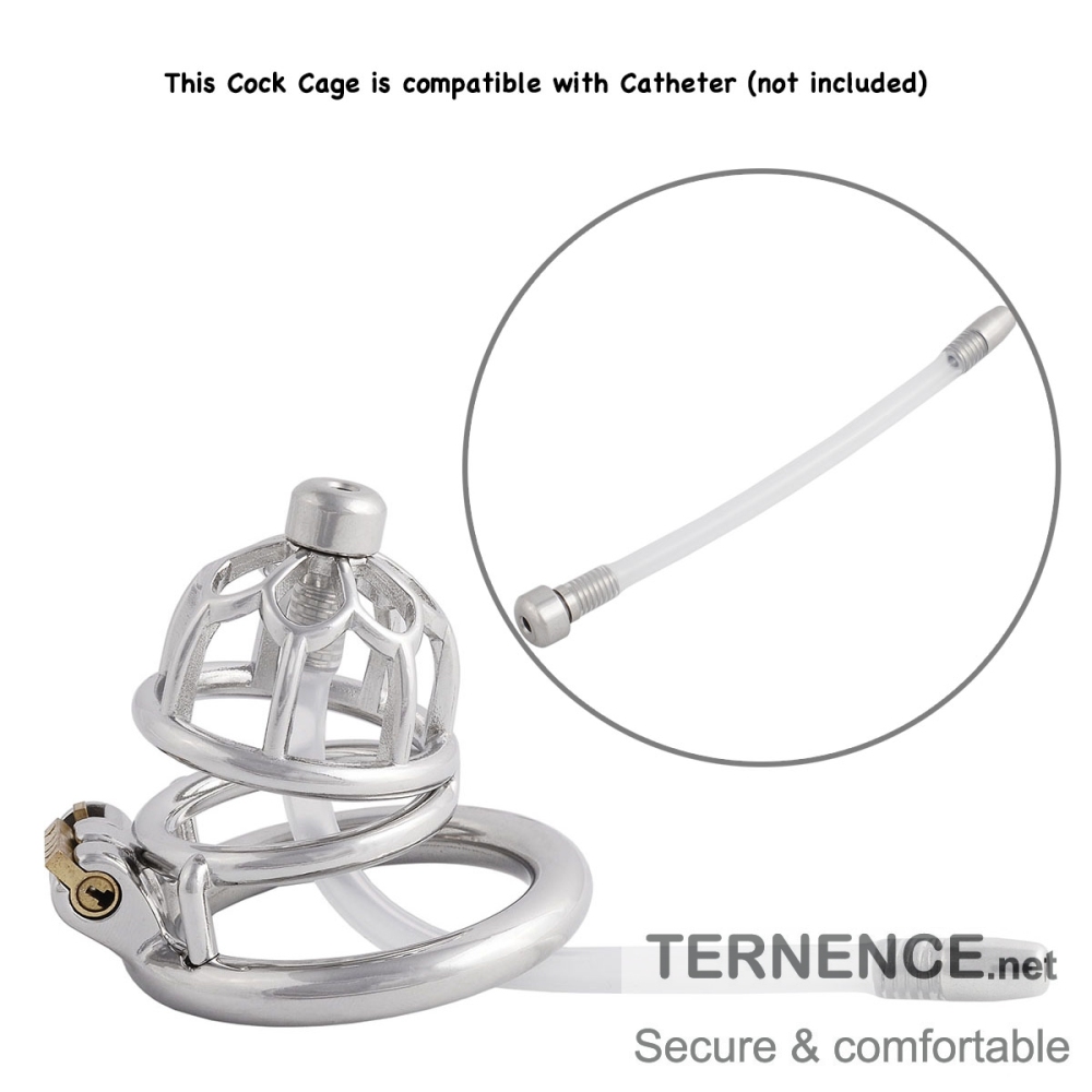 Male's Chastity Device Cage Stainless Steel Trainer Kit for Men Chasity Cage