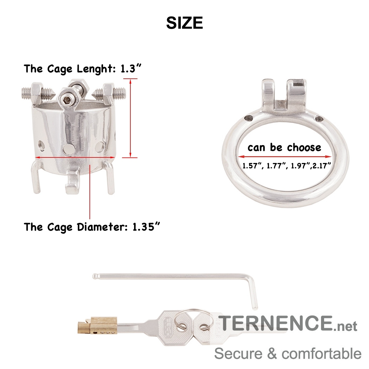 Male Spiked Chastity Device 304 Stainless Steel Cage Ergonomic Design for Men SM Penis Exercise Sex Toys
