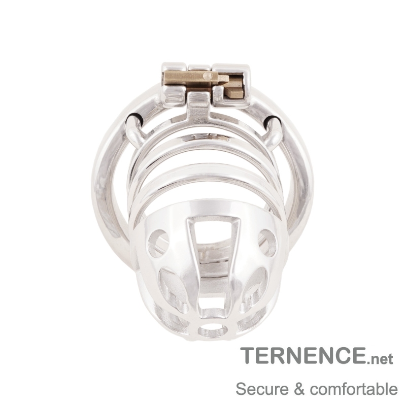 Male Chastity Cage Stealth Lock Stainless Steel Cock Cage Adult Game Sex Toy