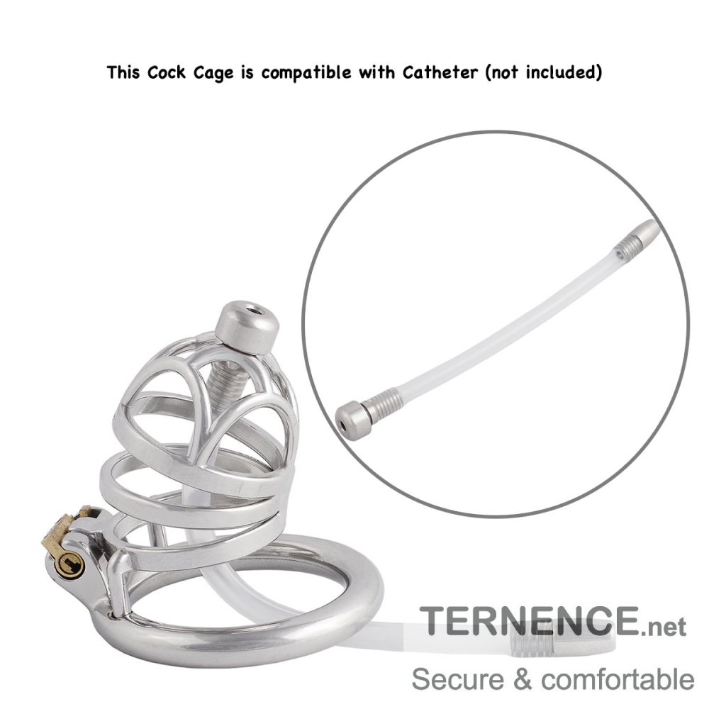 Male's Stainless Steel chastities Devices Lock cage Trainer Kit for Men Clothing
