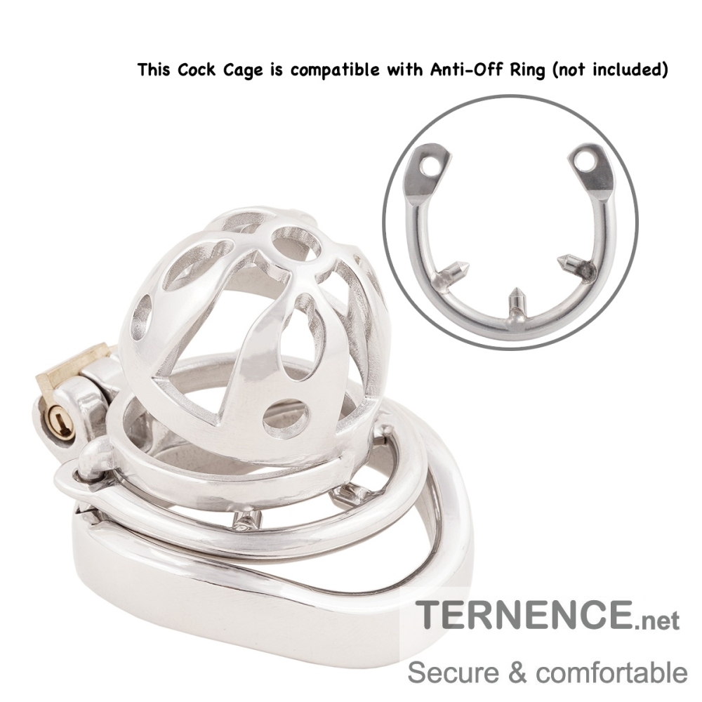 Male Cock Cage Adult Game Sex Toy Ergonomic Design Stainless Steel Stealth Lock
