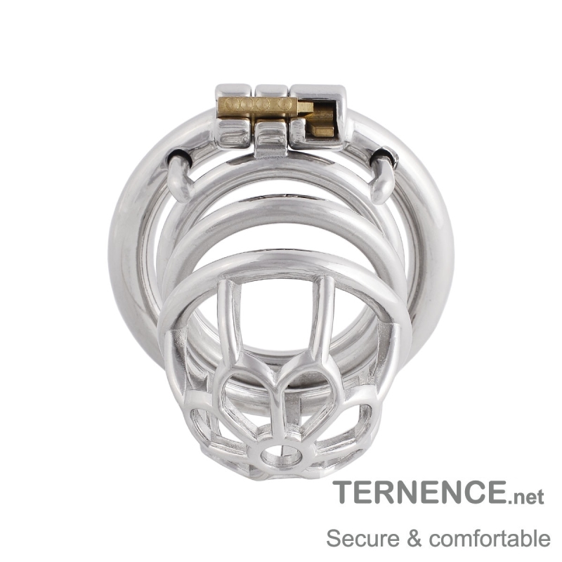 Men's Chastity Device Stainless Steel Chastities Cage Lock for Men