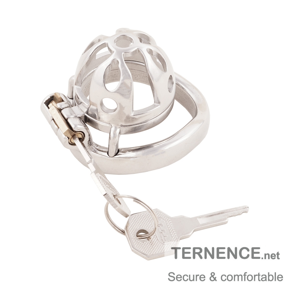 Small Male Chastity Cage Device Stainless Steel Ergonomic Design Male Locked SM Penis Exercise Sex Toys